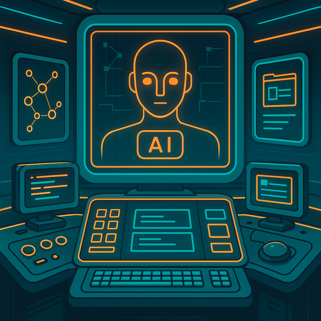 Generated MCP command deck art