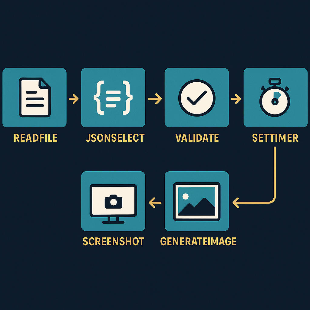 Generated cross-tool workflow map