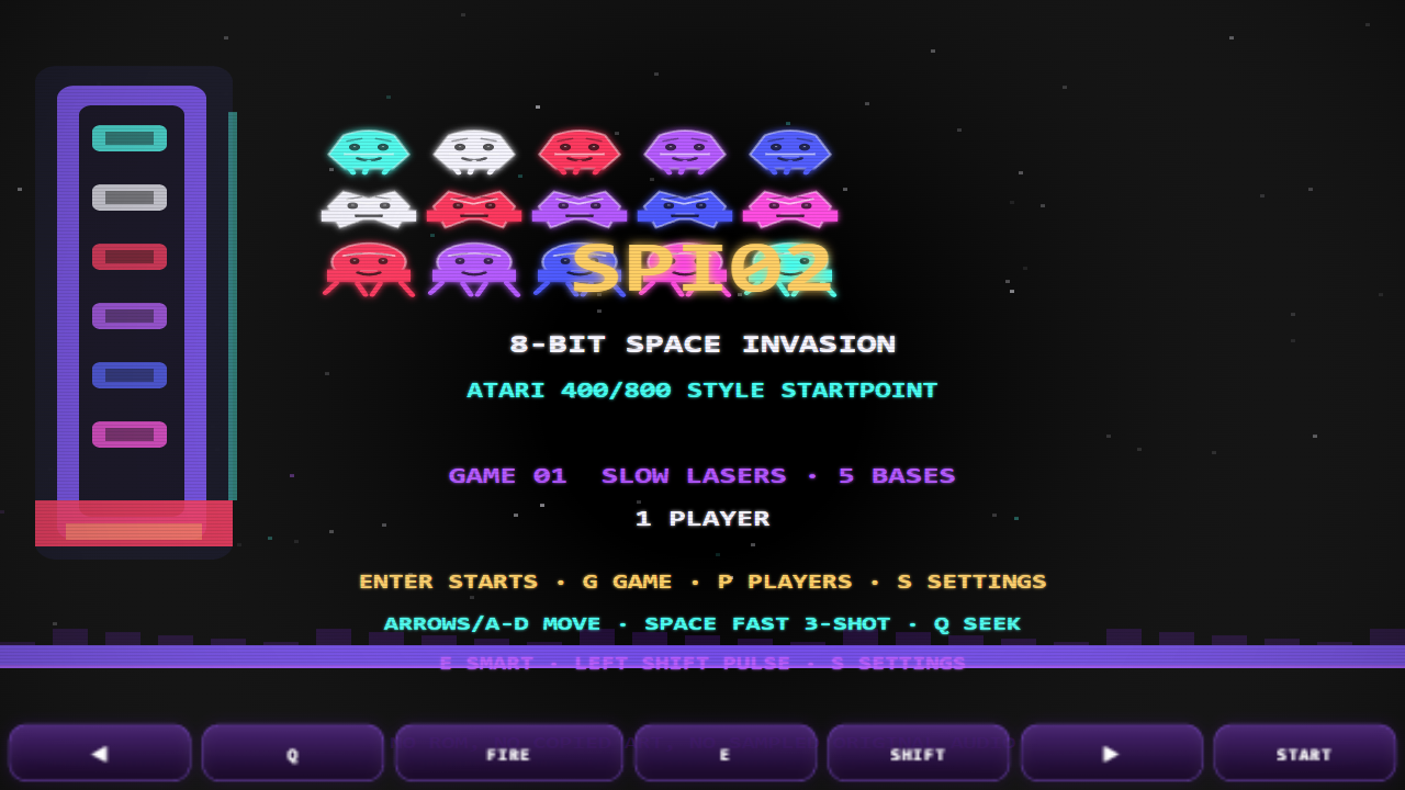 Titelbild von S2 8-Bit Space Invasion