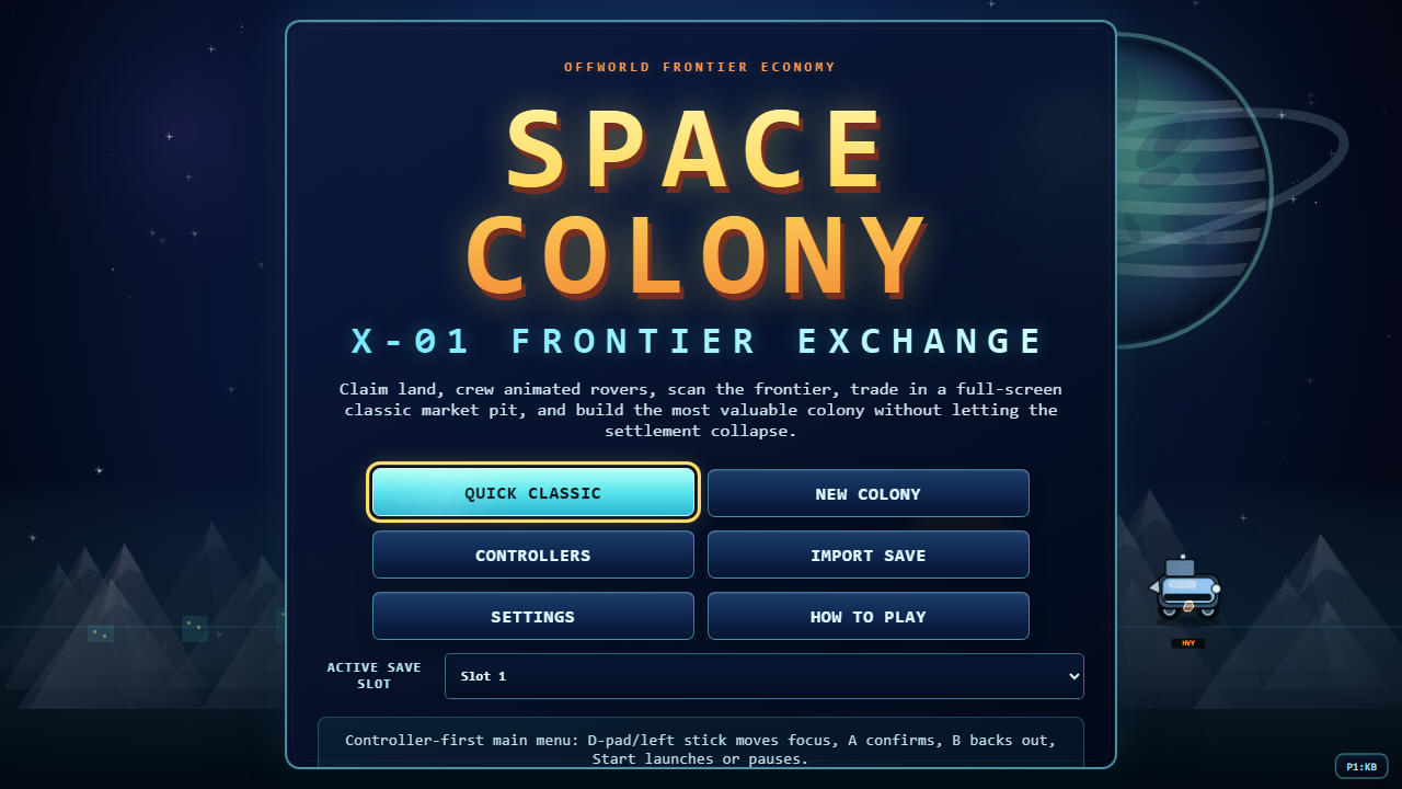 Titelbild von Space Colony X-01 Frontier Exchange