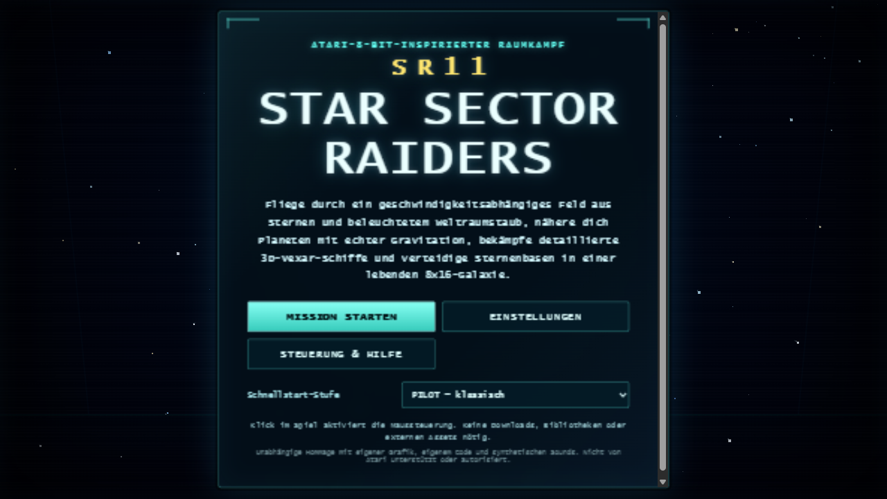 Titelbild von SR1 Star Sector Raiders
